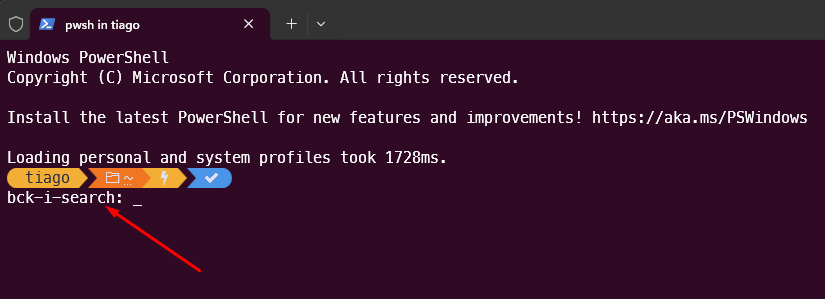 Busca direto no PowerShell